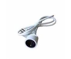 Solight prailginimo laidas - jungtis, 1 lizdas, 3m, 3 x 1mm2, baltas