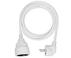 Solight prailgintuvas 3 m, 1 lizdas, 16 A / 3680 W, PVC, baltas