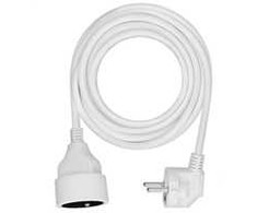 Solight prailgintuvas 5 m, 1 lizdas, 16 A / 3680 W, PVC, baltas