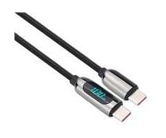 Solight Kabelis USB-C (M) - USB-C (M) 2m juoda