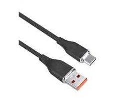 Solight USB-C kabelis, USB 2.0 A konektor - USB-C 3.1 konektor, silikon, 2m
