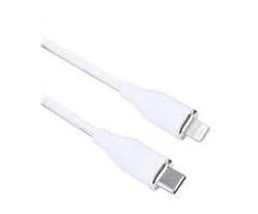 Solight USB-C/Lightning kabelis, USB-C konektor - Lightning konektor, silikon, 1m