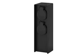Solight sodo stulpas - plastikinis, juodas
