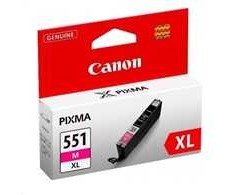 CANON 1LB CLI-551XLC rašalo kasetė žalsvai mėlyna didelės talpos 700 puslapių 1 pakuotė XL