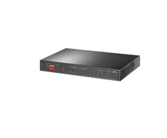 TP-Link CCTV komutatorius TL-SG1210P v4.4 (P/N:1700000452) (8xGbE, 1xGbE uplink, 1xSFP, 8xPoE+, 63W, be ventiliatoriaus)
