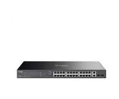 Šakotuvas TP-Link Easy 28 prievadų 1G lengvai valdomas komutatorius – 24X POE + 2X SFP 250W POE maitinimas
