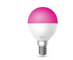 TP-Link Tapo L430P išmanioji WiFi reguliuojamo ryškumo LED lemputė (spalvinga, 2500K-6500K, 470lm, 2.4GHz, E14)