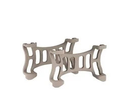 Tractive TRDOG6CBR2 Guminiai GPS DOG 6 tvirtinimo laikikliai (2 vnt.) rudi