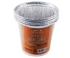 BRITA „Traeger“ vienkartiniai aliumininiai mini kibirėlių įdėklai, 5 vnt.