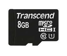 Karta Transcend Premium Micro SDHC 8 GB 10 klasės UHS-I/U1 (TS8GUSDCU1)