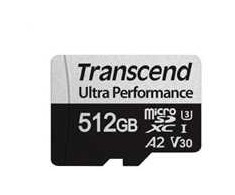 Atminties kortelė Karta Transcend 340S Micro SDXC 512 GB Class 10 UHS-I/U3 A2 V30 (TS512GUSD340S)