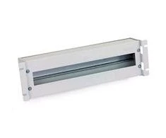 TRITON 19" pertraukimo strypas 3U su dangteliu, DIN, pilka