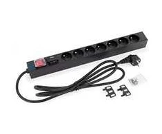 Triton maitinimo lizdas 7 lizdai 2 m juodas (RAB-PD-X11-A1)