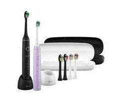 Dantų šepetėlis „TrueLife SonicBrush Compact Duo“ juodas / levandų spalvos