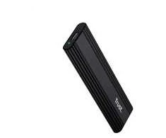 Trust 25806 storage drive enclosure SSD enclosure Juodas