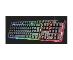 TRUST žaidimų klaviatūra GXT 835 Azor apšviesta žaidimų klaviatūra CZ/SK