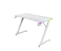 TRUST GXT 709W LUMINUS RGB žaidimų stalas (baltas)