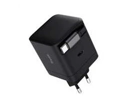 Įkroviklis Trust Maxo 65W juodas USB-C 67 cm ištraukiamas laidas 8713439258059 25805 (8713439258059)