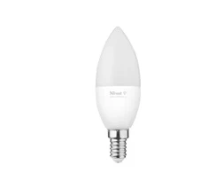 Trust E14 LED CCT WI-FI Smarte WiFi LED-Kerze, Lichtstimmung baltas, Fassung E14, von Ihrem Išmanusis telefonas/Planšetė zu steuern