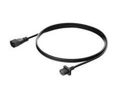 Ubiquiti C13 to C14 braided power cable, 1.8 m, 10A/250V.