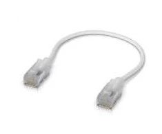 Ubiquiti Ubiquiti UACC-Cable-Patch-EL-C6A-0.15M-W-24 kabelis sieciowy Półprzezroczysty, Baltas 0,15 m Cat6a