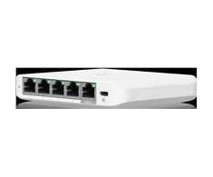 Šakotuvas UBIQUITI COMPACT, 5 PRIESTŲ 2,5G JUNGIKLIS, GALIMAS MAITINTI SU POE ARBA USB-C ADAPTERIU.
