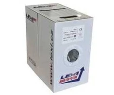 UTP kabelis LEXI-Net Cat5E, laidas, PVC, baltas, 305m, dėžė