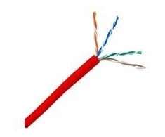 Planet UTP kabelis PlanetElite, Cat5E, tiesus, PVC, raudonas, 305m
