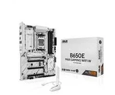 Pagrindinė plokštė Asus B650E MAX GAMING WIFI W | Procesorių šeima AMD | Procesoriaus lizdas AM5 | DDR5 | Palaikomos kietojo disko sąsajos SATA, M.2 | SATA jungčių skaičius 4