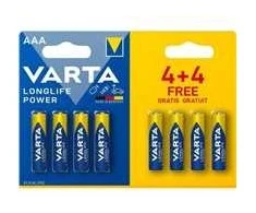 Varta Varta LR03/4+4 Longlife POWER 4903