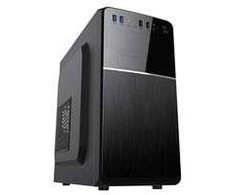 Vein X „VeinX“ dėklas „Chant CH25M Micro Tower“, be maitinimo šaltinio, 1x USB-C, 2x USB3.0, 1x USB2.0, juodas