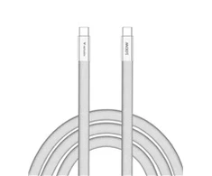 Kabelis Verbatim Sync & Charge SoftTouch USB-C į USB-C 100W PD3.0 120cm baltos spalvos 30277