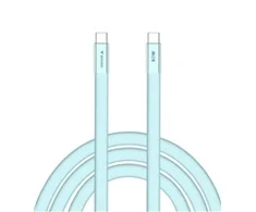 Kabelis Verbatim Sync & Charge SoftTouch USB-C į USB-C 60W PD3.0 120cm žydros spalvos 30273