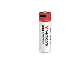 VERBATIM Nabíjecí baterie AA USB-C 4-Pack 2100 mAh