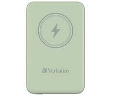 Verbatim Powerbank indukcinis / belaidis `n` Go 15W 10000mAh Wireless Magnetic žalios spalvos 32246