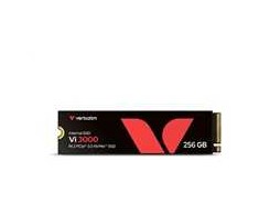 VERBATIM SSD Vi3000 Internal PCIe NVMe M.2 SSD 256GB , W 1300/ R 3300 MB/s