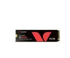 VERBATIM SSD Vi5000 Internal PCIe NVMe M.2 SSD 512GB , W2500/ R 5000 MB/s