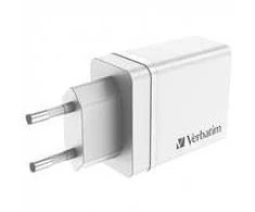 Verbatim laidinis įkroviklis 30W 3xUSB-A/ USB-C PD 3.0 CHR-30EU2 baltos spalvos 49701