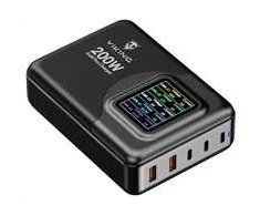 Įkroviklis Viking Viking nabíječka USB GaN 200W PD Pro