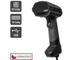 Virtuos CCD 2D pramoninis skaitytuvas HT-857, USB, tamsiai pilkas