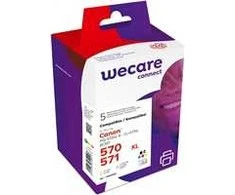 Tusz Armor WECARE ARMOR cartridge pro CANON Pixma MG5751Sada (PGI-570XL+CLI-571XL CMYK) Juodas+C+M+Y+K, 1x22 ml, 4x11 ml