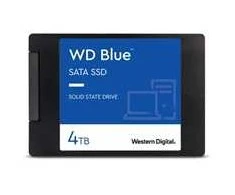 WD Mėlyna SA510 SSD 4TB SATA III 6Gb/s korpusas 2.5" 7mm vidinė vienguba pakuotė, MAITINA „SANDISK“