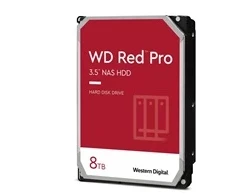 Western Digital WD Raudonas Pro NAS WD8006FFBX 8TB, SATA III 3,5", 256MB 7200RPM, 235MB/s, CMR