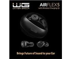 „Winner Group WG“ – „Bluetooth“ ausinės WG AirFlex 5, ENC, Qi palaikymas, juodos