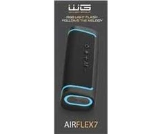 „Winner Group WG“ – „Bluetooth“ garsiakalbis WG AirFlex7, 10 W, TWS, LED, juodas