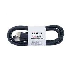Winner Group WG - Datový kabelis Lightning na USB-A, 1 metr, juoda