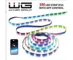 „Winner Group WG“ – išmanioji LED juosta WG18, 3 metrai, su programėle, IP 65, USB-A