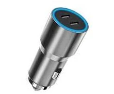 Winner Group WG - Nabíječka do auta 2x USB 60W, 2x USB-C PD 30W, sidabrinė