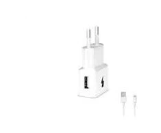 Winner Group WG - Síťová nabíječka 1x USB-A, Quick Charge 3.0, 5V-9V-12V, kabelis USB-A na Lightning, bílá