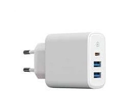 Winner Group WG - Síťová nabíječka 3x USB, 1x USB-A QC 3.0 + 1x USB-A QC 3.0 + 1x USB-C PD 3.0, bílá